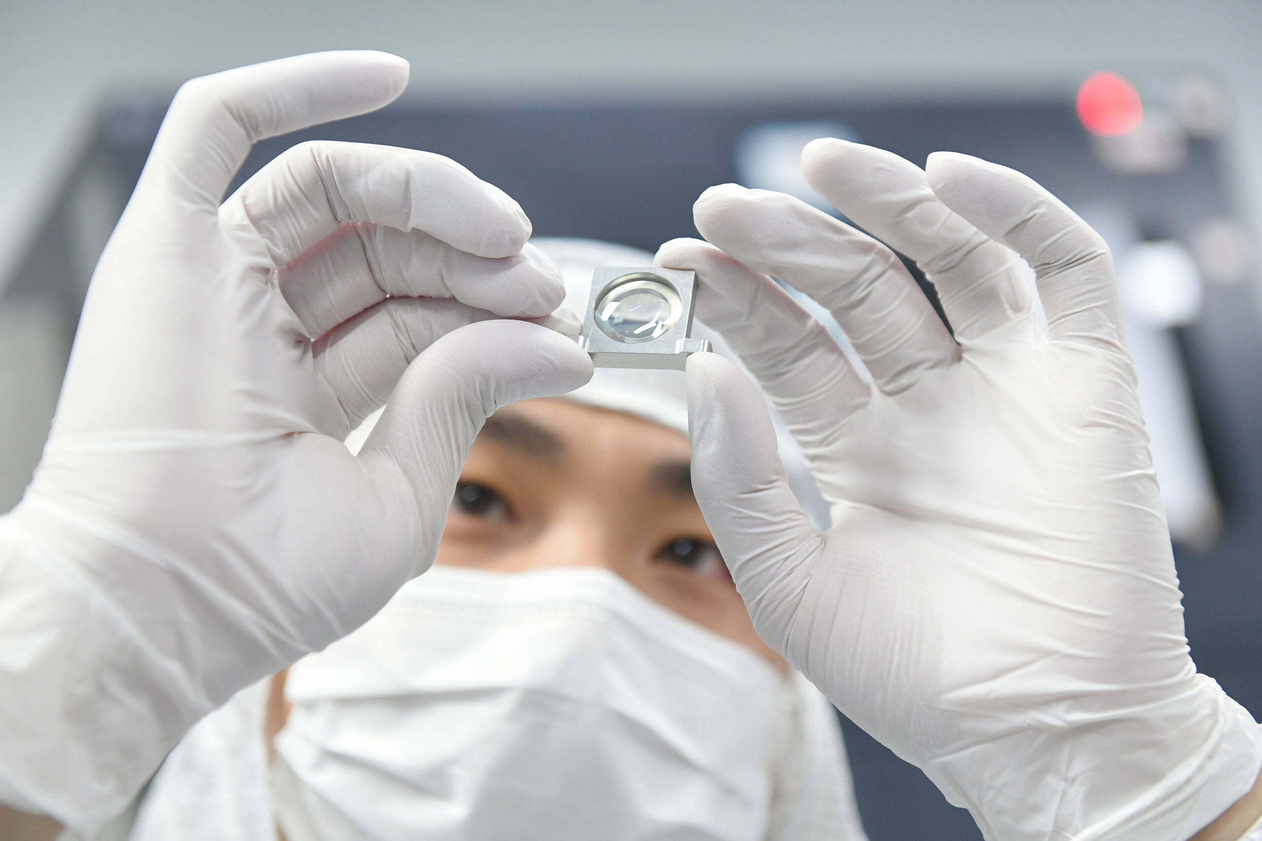 Researchers developing ultrafast solid-state lasers at Laserion's R&D and manufacturing center in Hefei, China