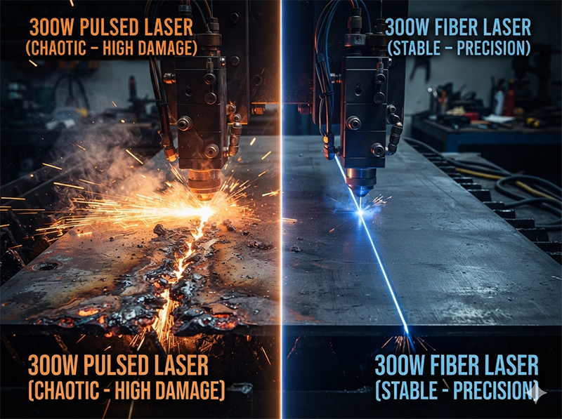 Scaling to 300W: Why Higher Laser Power Destroys Cutting Precision (And How to Prevent It)
