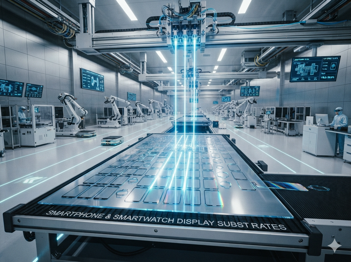 Scaling Cover Glass Throughput: High-Power Picosecond Lasers for Smartphones and Wearables