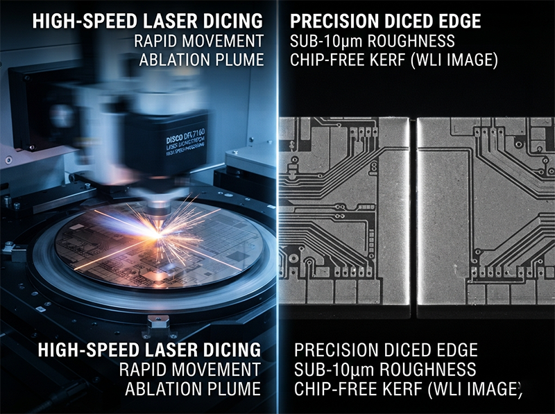 Does Higher Throughput Always Compromise Precision in Semiconductor Laser Processing?