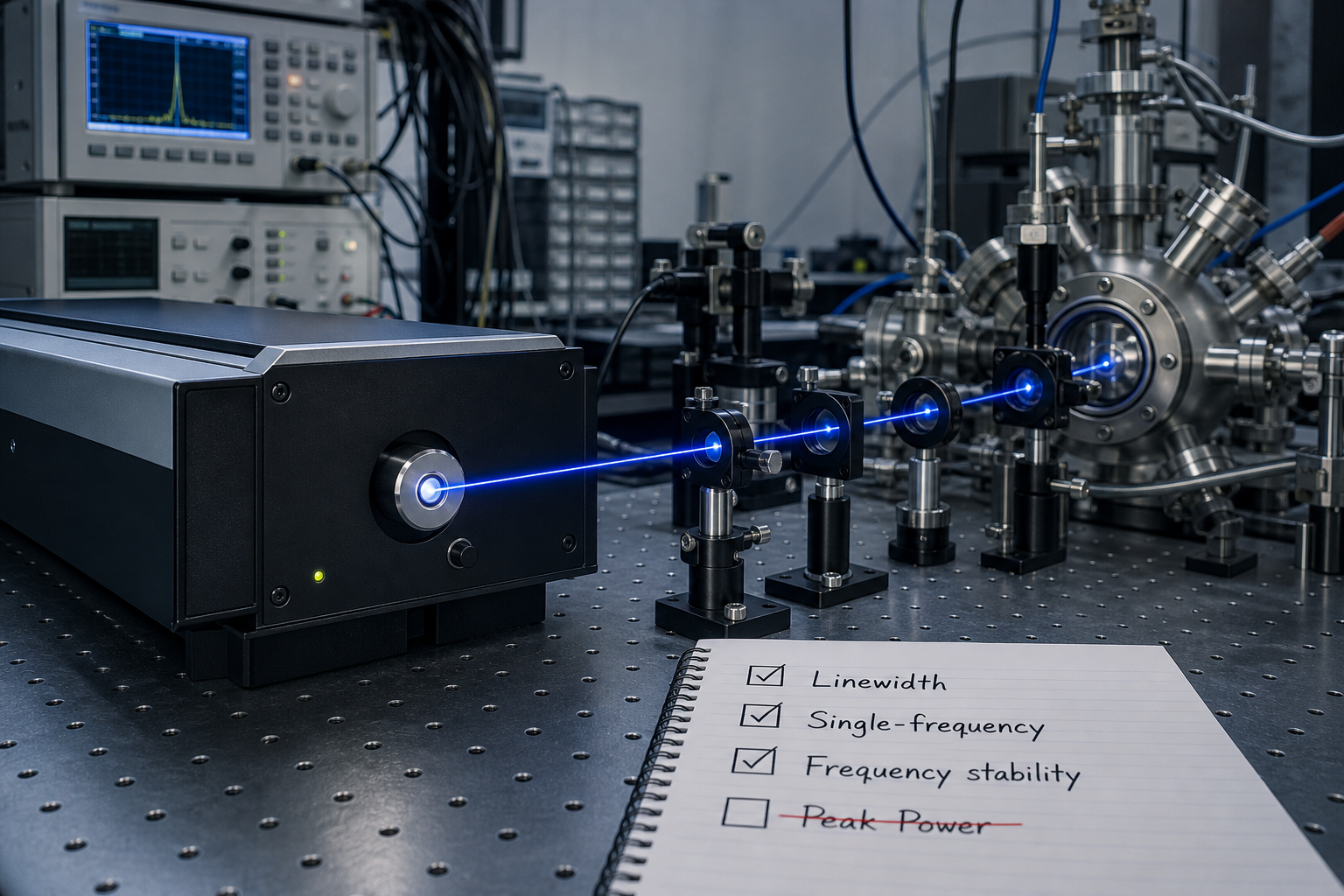 What Is a Single-Frequency Narrow-Linewidth Laser Used For in Quantum and Spectroscopy Labs?