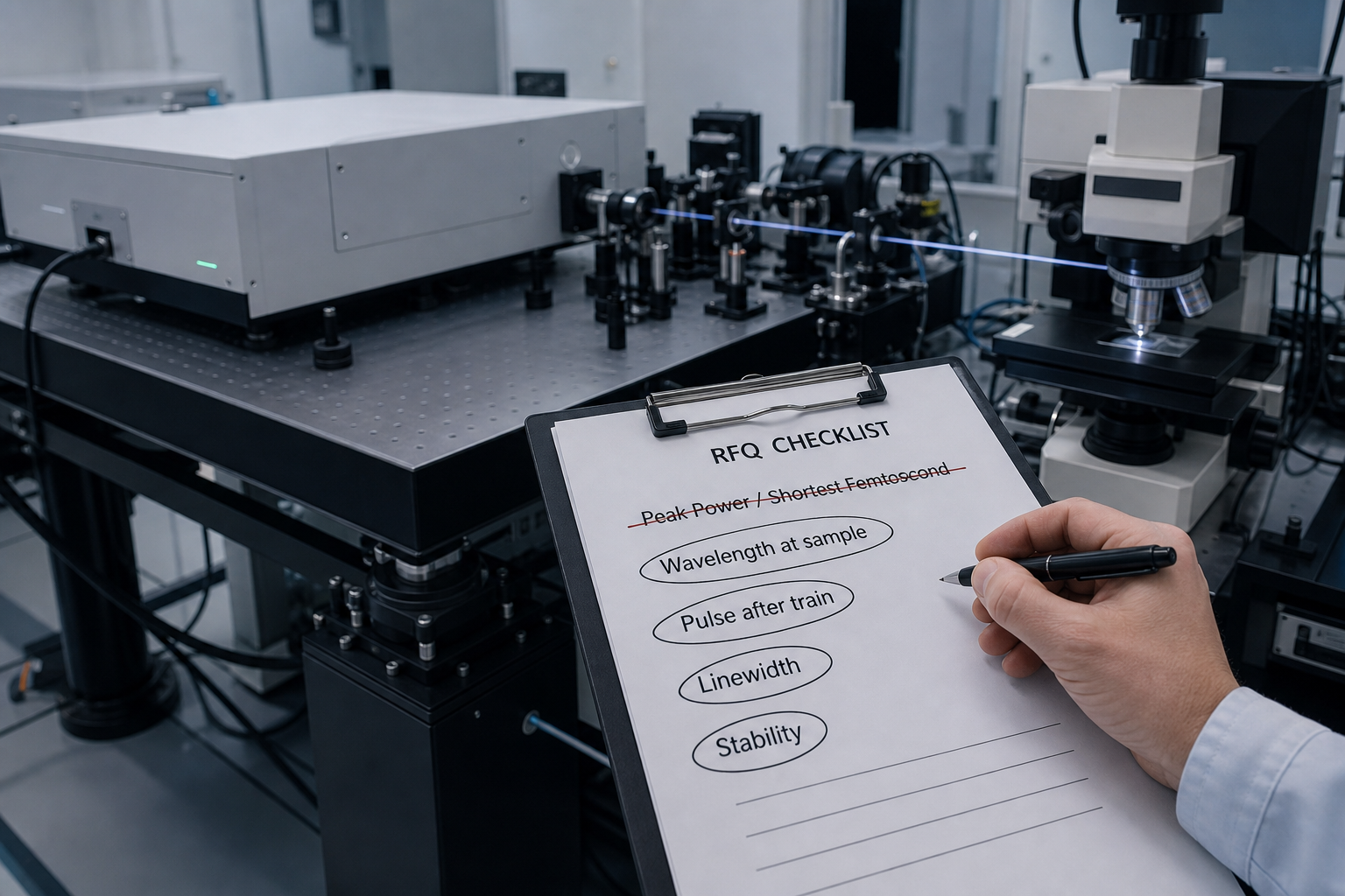 What Should Research Labs Ask Before Specifying a Specialty Ultrafast Laser Source?